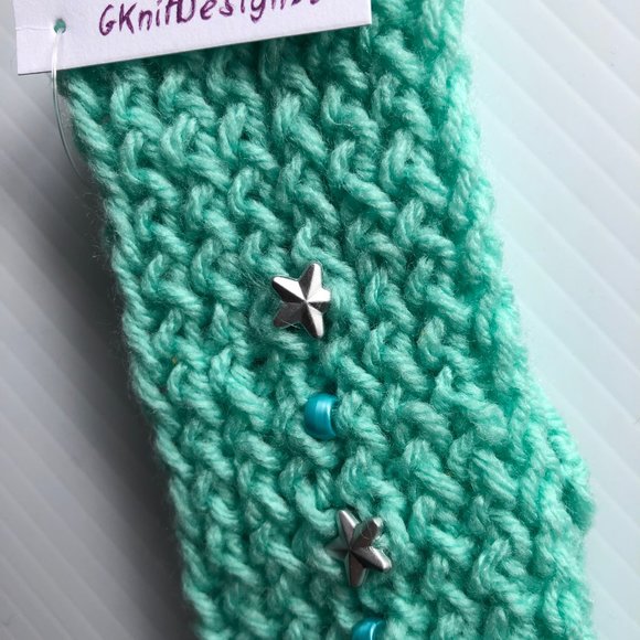 Hand knitted headband, ear warmer - Picture 4 of 7